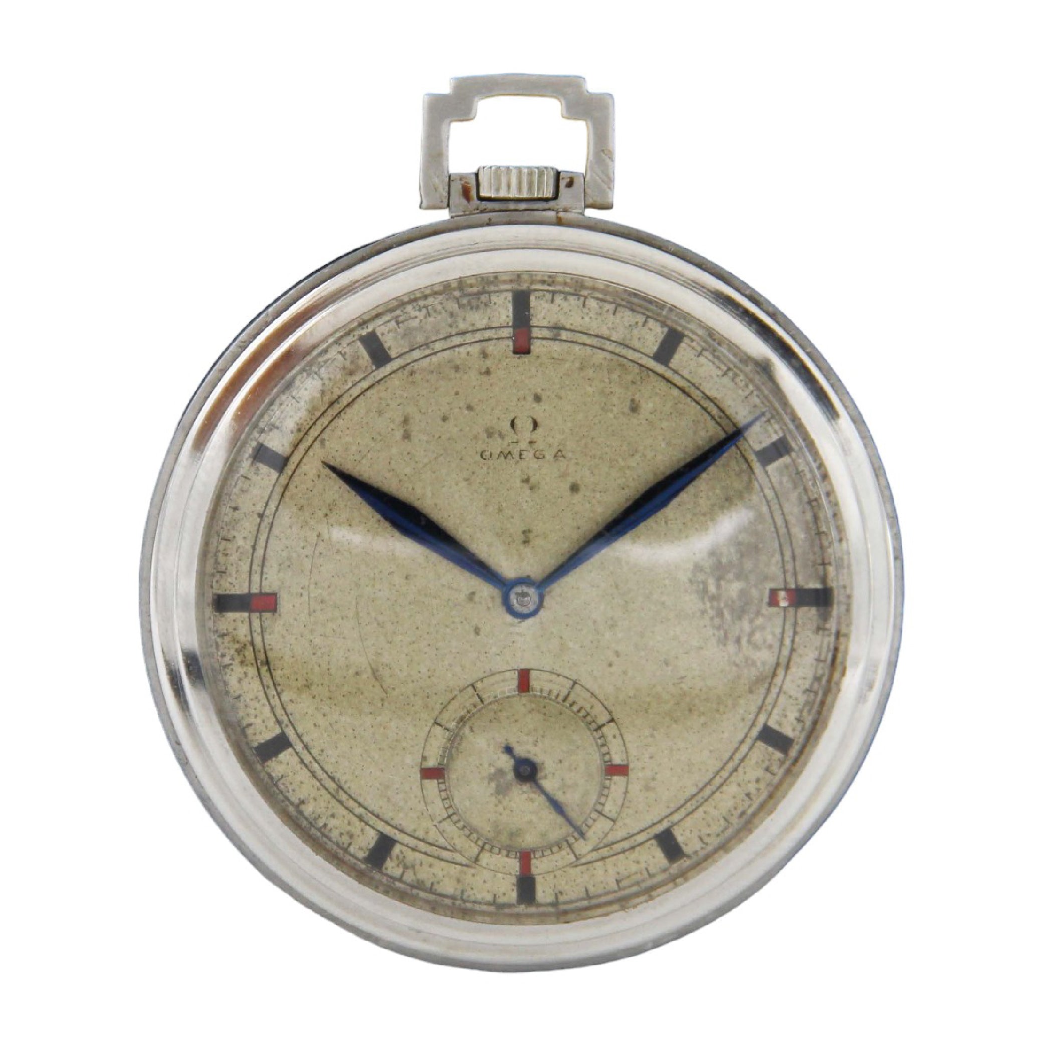Omega Tasca Steel Decò 48 mm Cal. 37.5L15P
