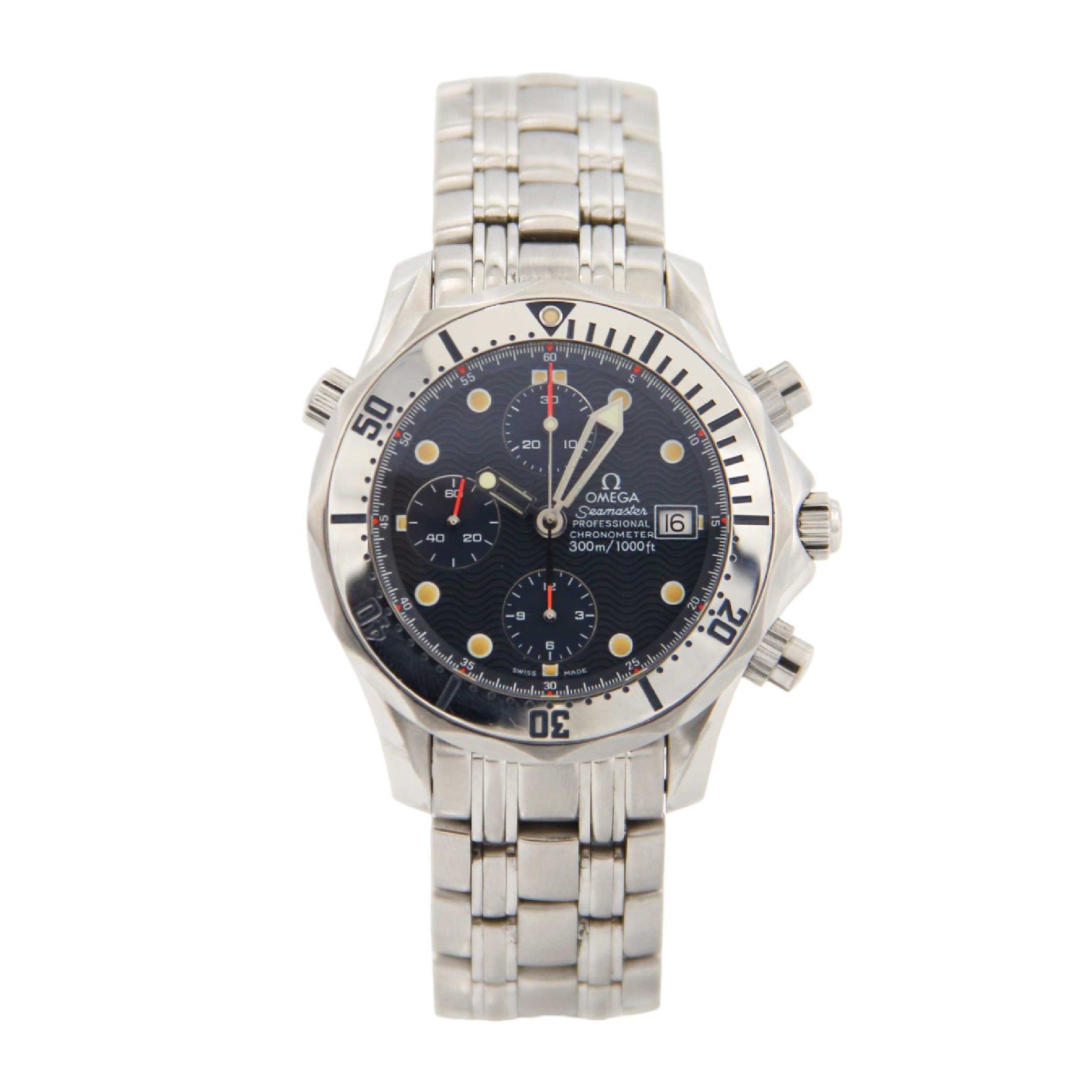 Omega Seamaster Chrono Diver 300m ref. 25988000 Blue Dial