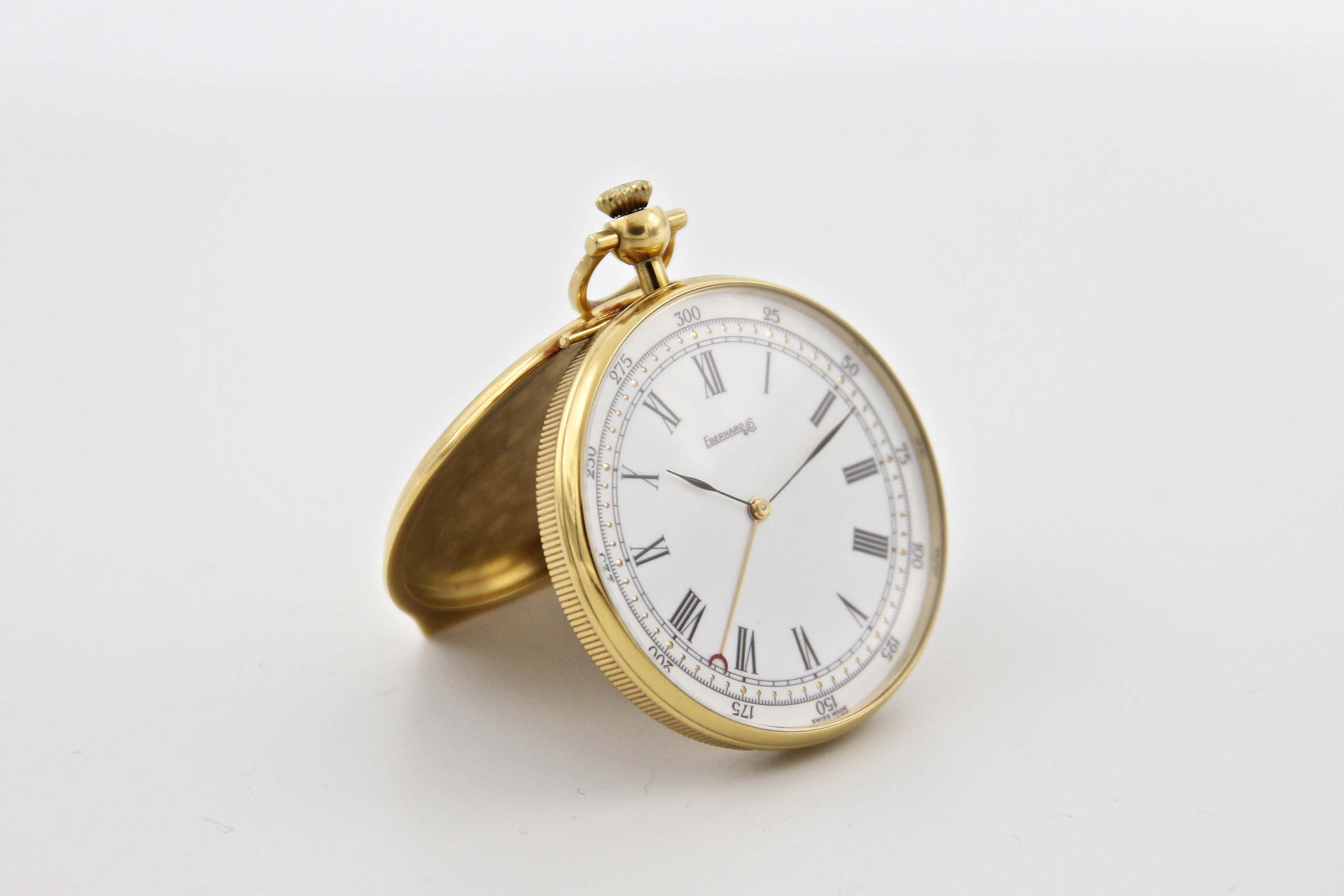 Eberhard &amp; Co. Pocket + Gold Filled Like New Year 1992 Alarm Clock