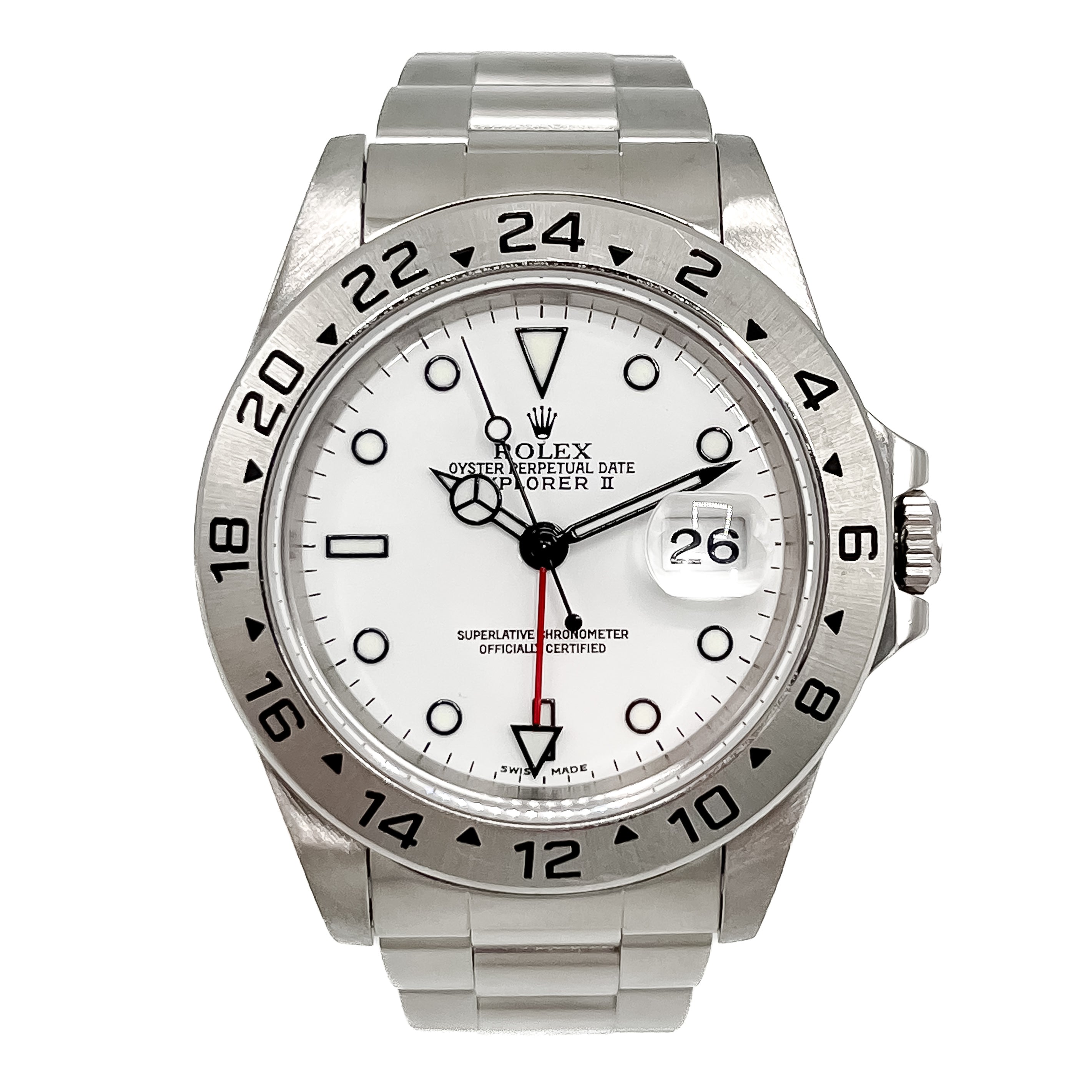 Rolex Explorer II Ref. 16570 White Dial