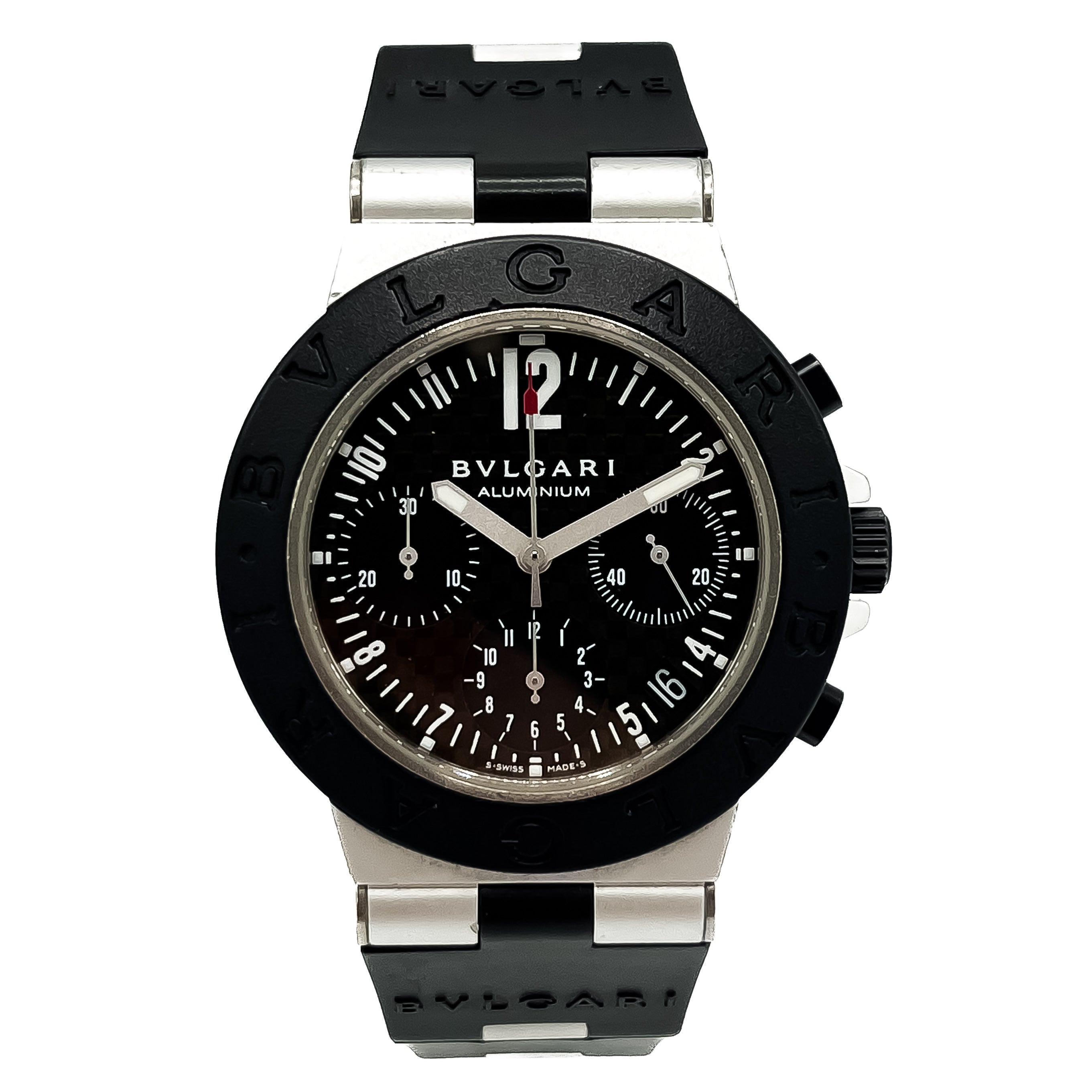 Bulgari Aluminium Diagono Carbon Fiber Dial Ref. AC38TA