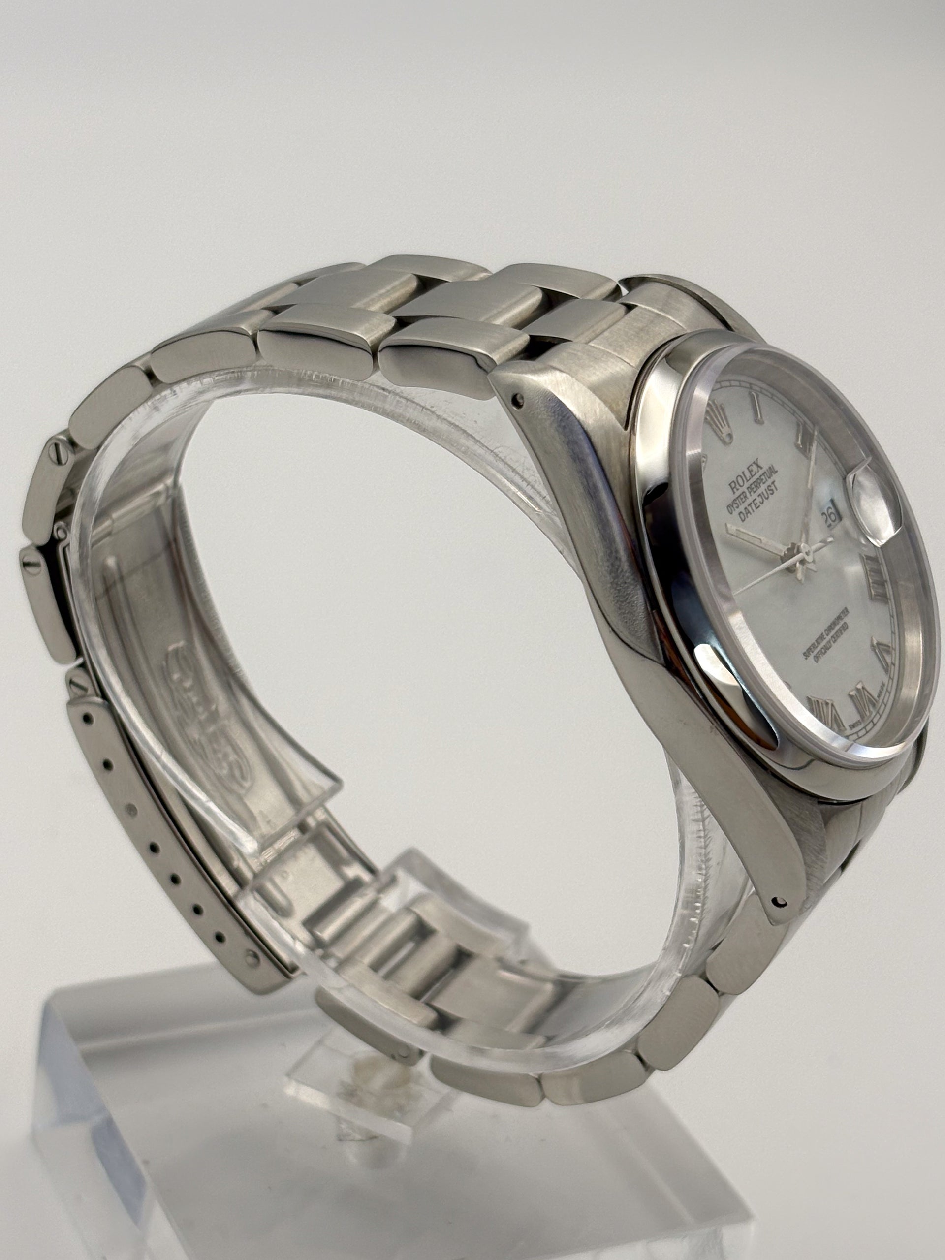 Rolex Datejust White Roman Dial Ref. 16200