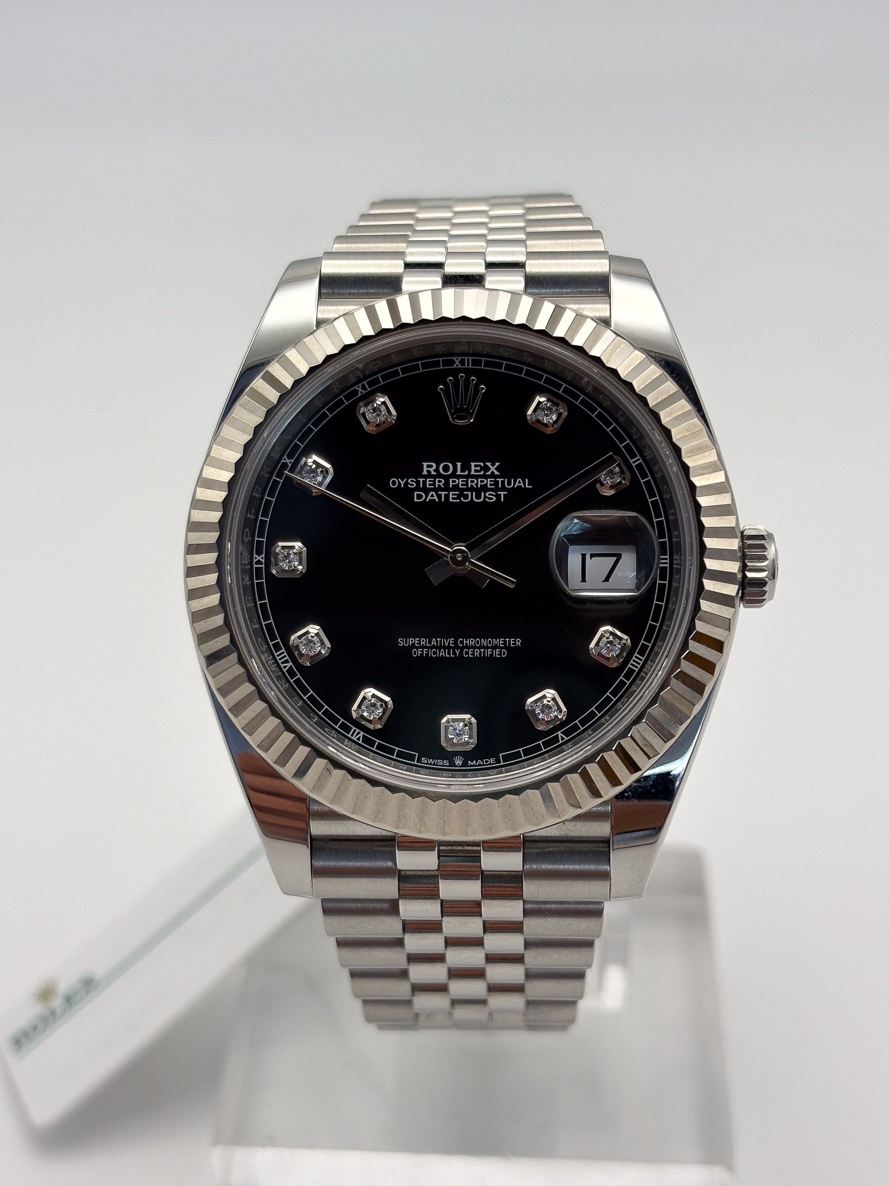 Rolex Datejust 41 Factory Diamond Dial Ref. 126334
