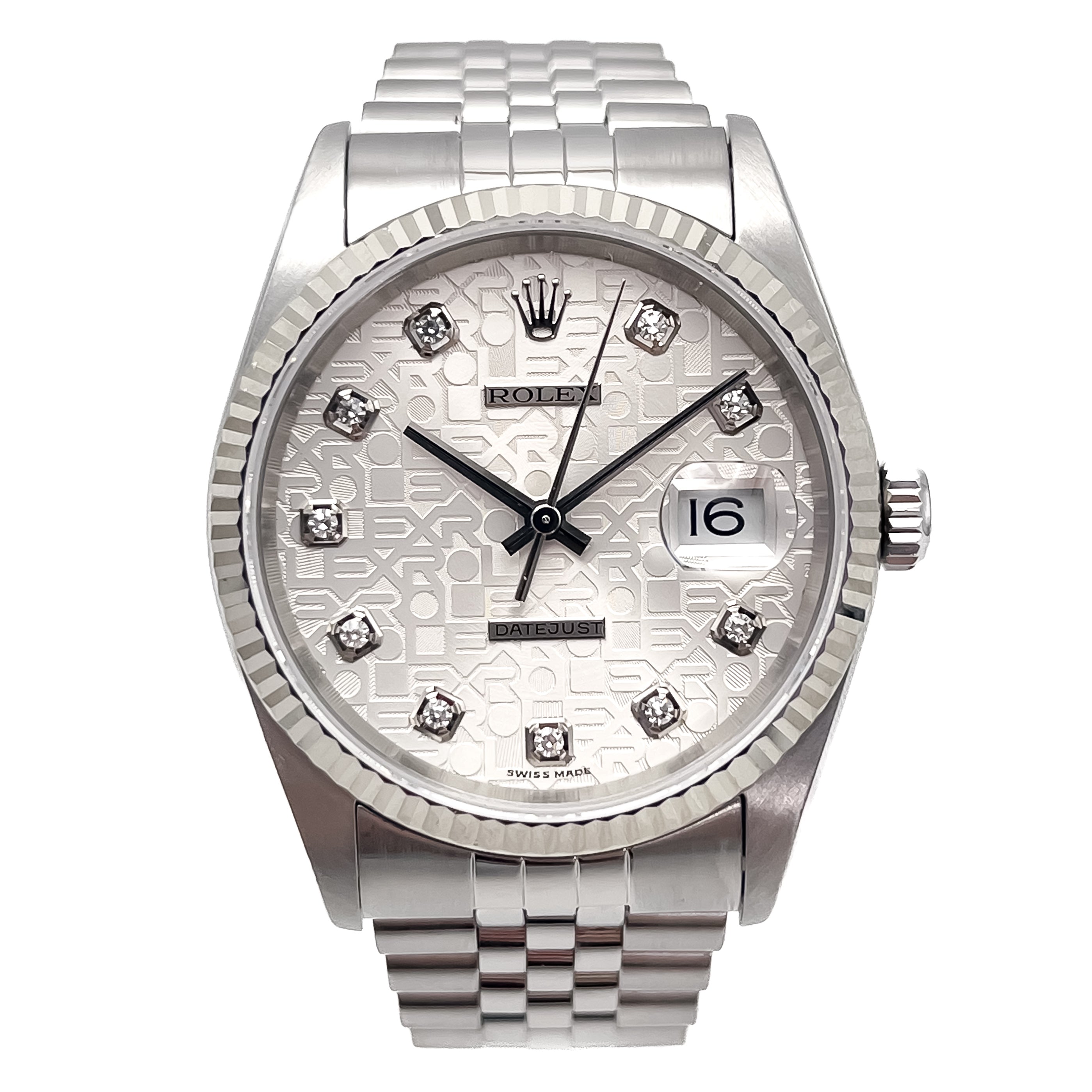 Rolex Datejust Ref. 16234 Computer Dial & Diamonds