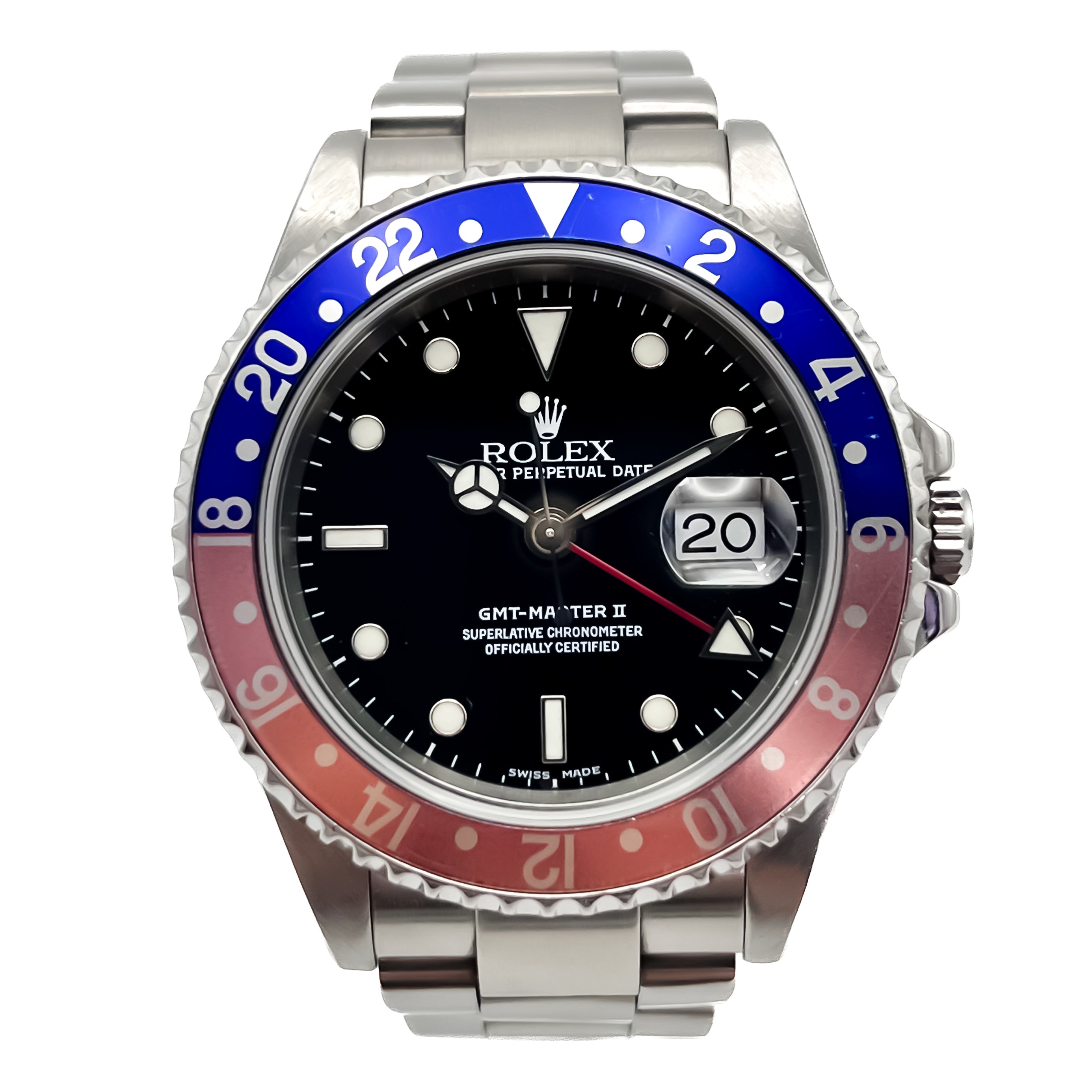 Rolex GMT-Master II Ref. 16710 "Pepsi" Fated Bezel