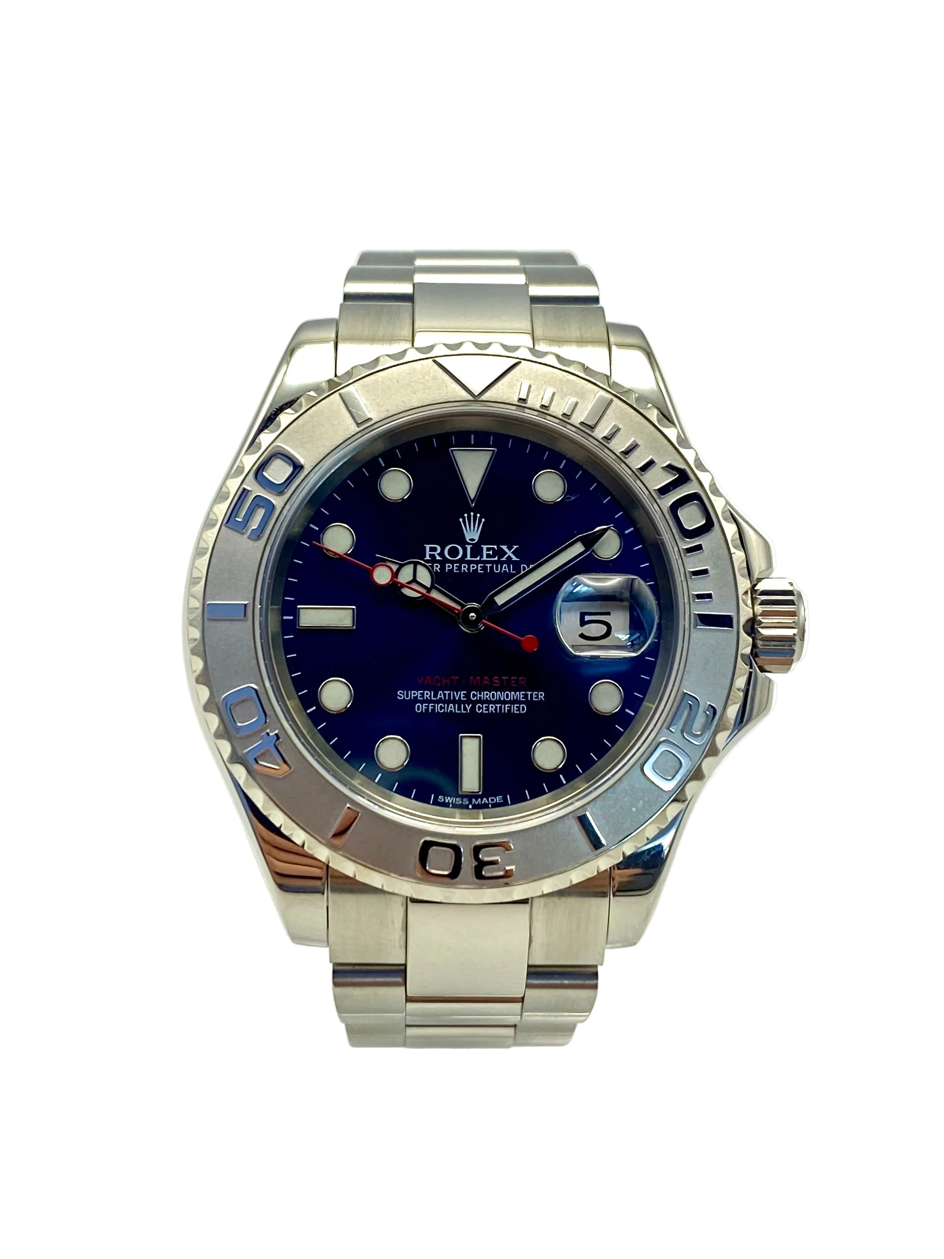 Rolex Yacht-Master Blue Dial 40 Ref. 16622