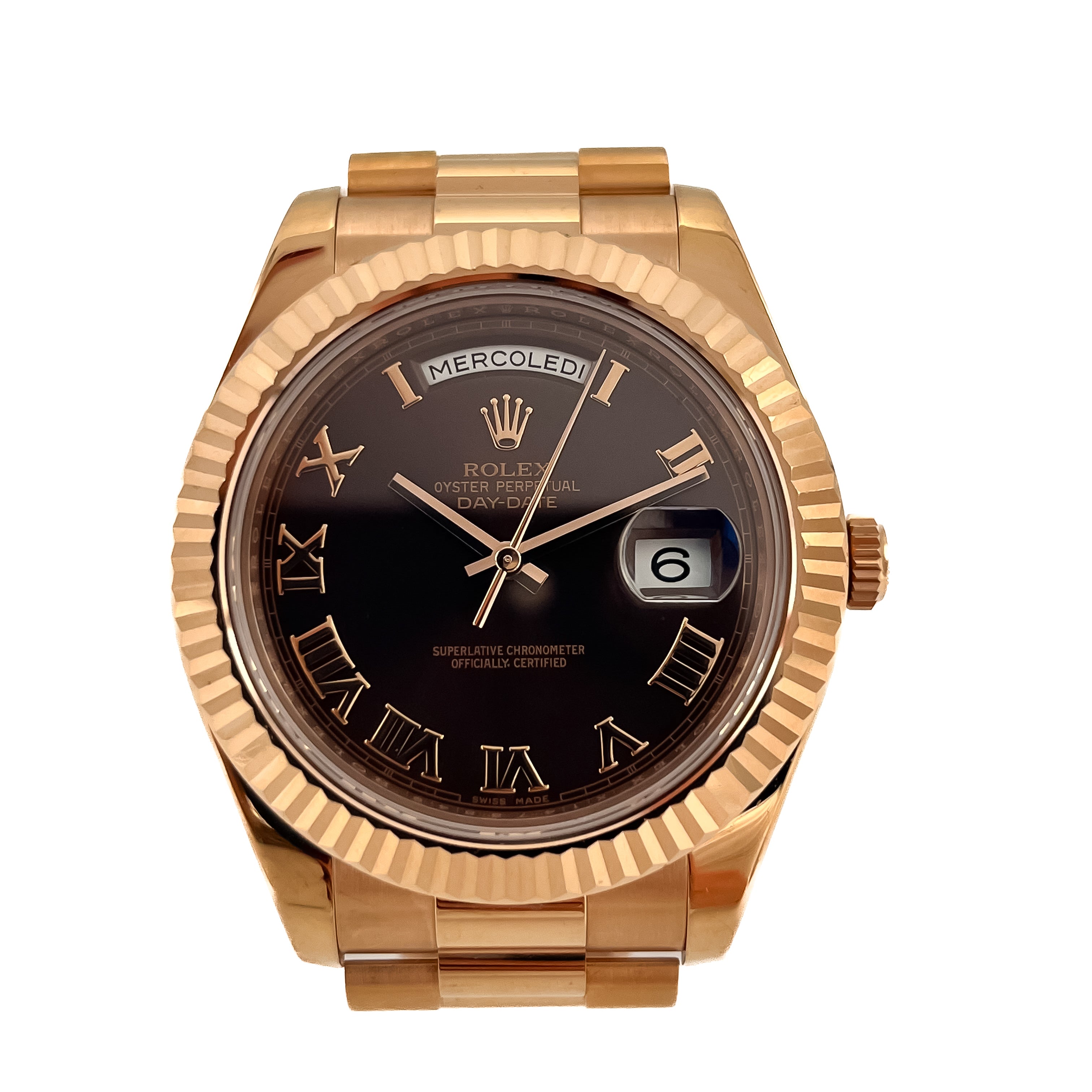 Rolex Day-Date II Ref. 218235 Brown Dial