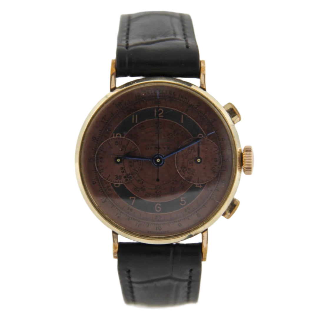 Girard Perregaux Chrono 2 Cont. Just Service Gold Filled Year 1950